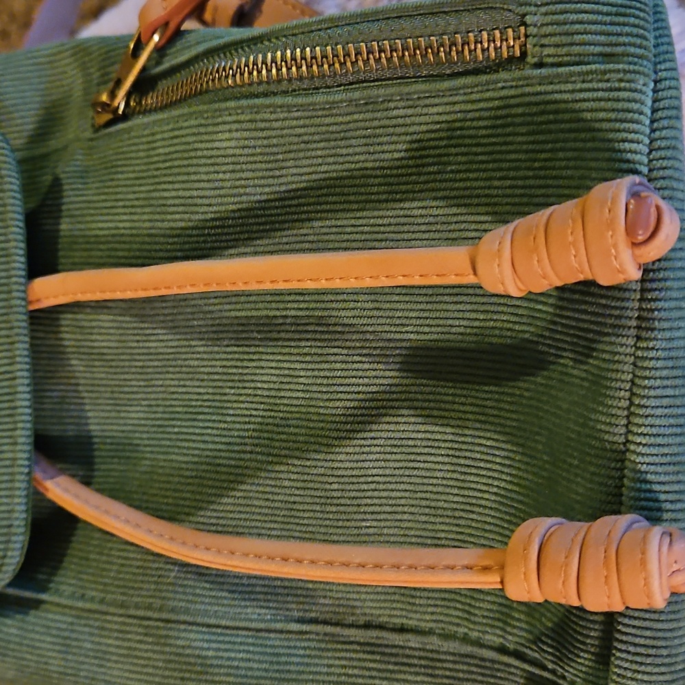 Universal Threads Green Coruroy Backpack - image 2